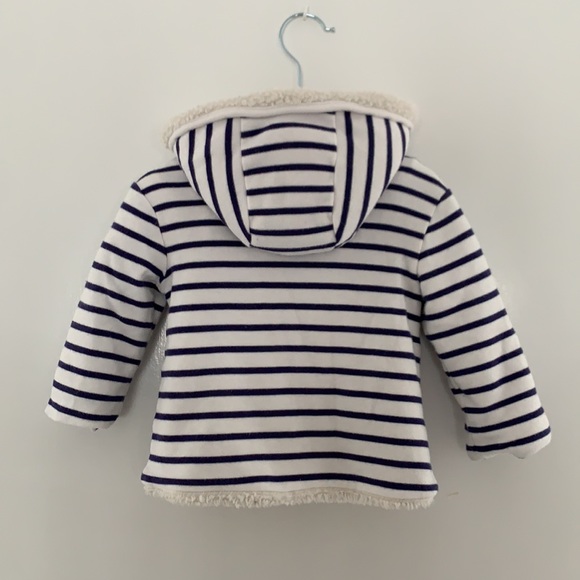 Joules Reversible Cuddle Zip Coat 0-24m - Picture 2 of 7